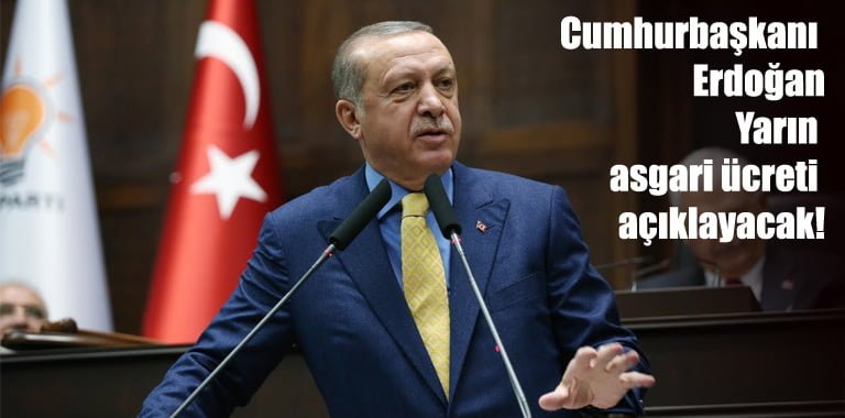 AK Parti'nin TBMM Grup Toplantısı'nda konuşan Cumhurbaşkanı Erdoğan, milyonlarca çalışanın heyecanla beklediği asgari ücretle ilgili de açıklama yaptı.