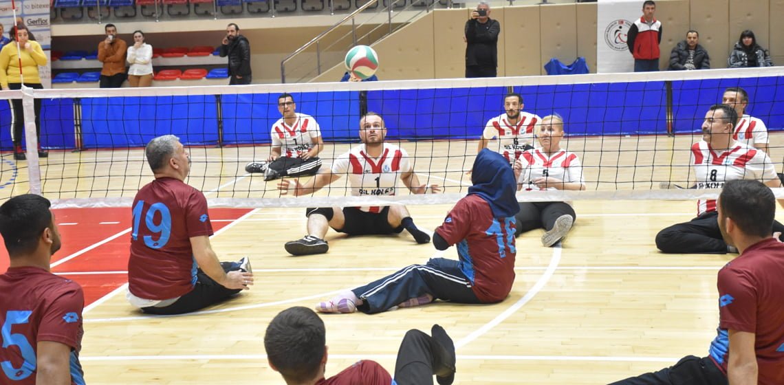 Türkiye Bedensel Engelliler Spor Federasyonu Oturarak Voleybol 1.Lig 1.Etap Müsabakaları Karabük’te başladı