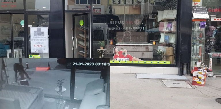 Karabük'te, bir iş yerinin önünde reklam maksadıyla konulan ünlü sanatçı Hülya Avşar'ın karton maketine saldırıyı gerçekleştiren kişinin alkollü olduğu ortaya çıktı.