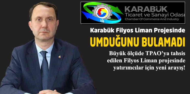 Büyük ölçüde TPAO’ya tahsis edilen Filyos Liman projesinde yatırımcılar için yeni arayış!