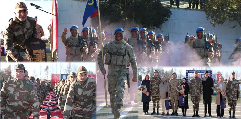 Karabük'ün Safranbolu ilçesindeki Jandarma Komando Eğitim Merkezi Komutanlığı'nda temel eğitimlerini tamamlayan bin 980 bedelli askerlik yükümlüsü için yemin ve terhis töreni düzenlendi.