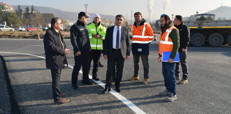 Karabük Valisi Fuat Gürel, altyapı çalışmalarını inceledi.