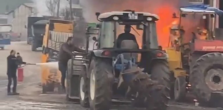 YANGIN PANİĞE NEDEN OLDU