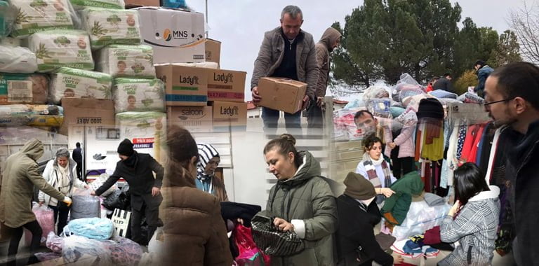 AFAD koordinesinde gerçekleşen kampanyaya Safranbolulu vatandaşlar duyarsız kalmazken, Hayır Çarşısına akın akın yardımlarını getirmeye devam ediyorlar.