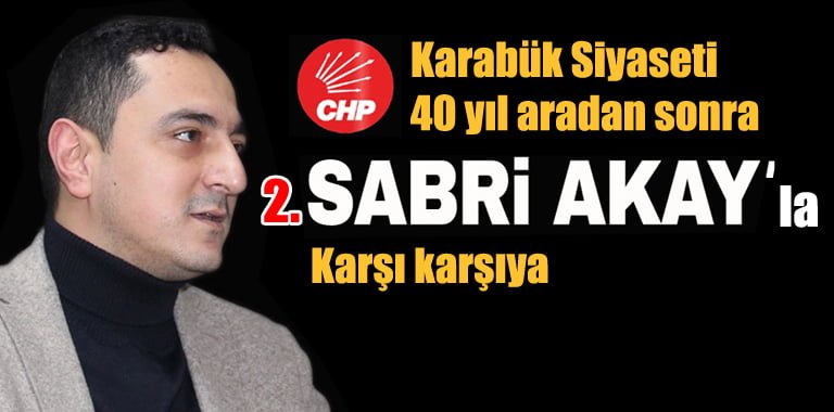 Karabük Barosu Yönetim Kurulu Üyesi Av. Sabri Akay, görevinden istifa ederek CHP'den milletvekili aday adayı oldu.