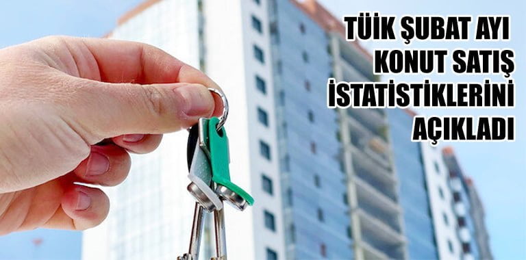 Türkiye İstatistik Kurumu (TÜİK), tarafından açıklanan konut satış istatistiklerine göre Karabük’te Şubat ayında 148’i ikinci el satış olmak üzere 183 konut satıldı.