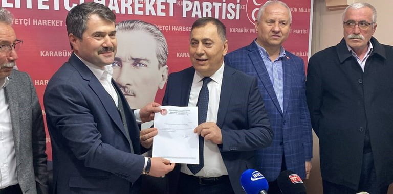 Karabük İl Genel Meclis Üyesi Murat Karagül, MHP Karabük Milletvekili aday adaylığı başvurusu yaptı.