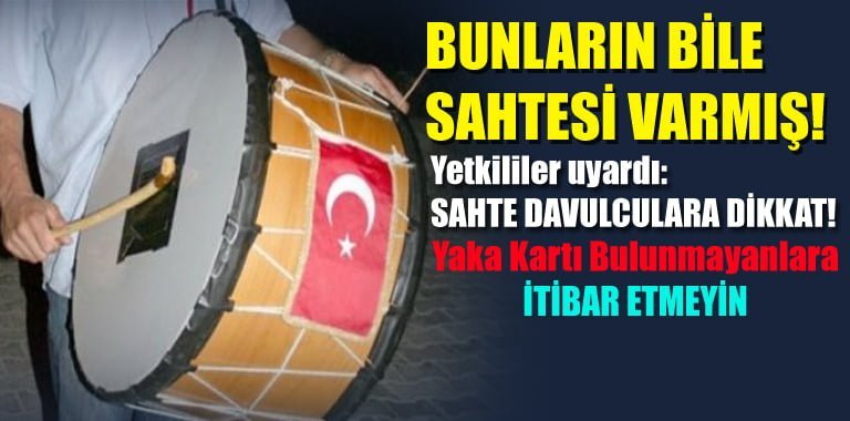 Safranbolu Belediyesi uyardı; yaka kartı bulunmayan davulculara itibar etmeyin