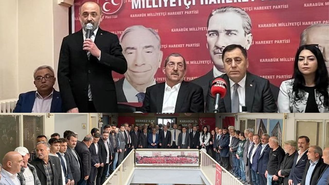 Milliyetçi Hareket Partisi (MHP) Karabük İl Başkanlığı’nda bayramlaşma töreni yapıldı.