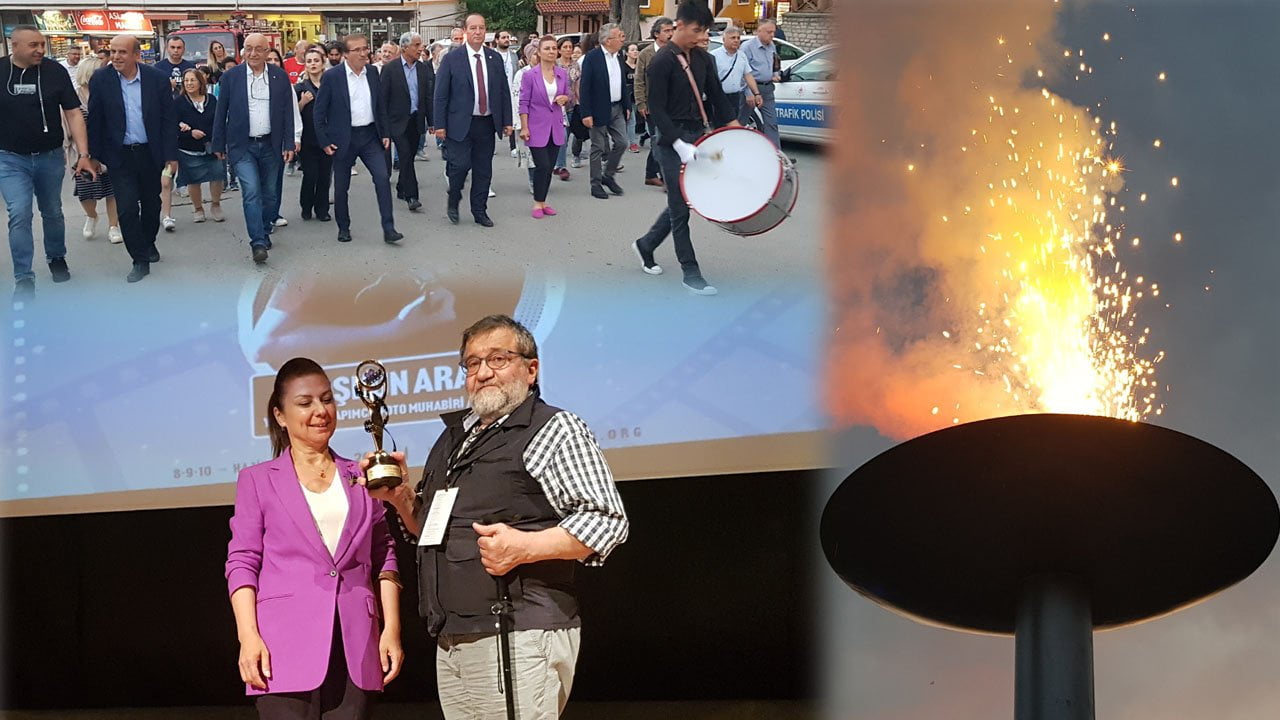 UNESCO Dünya Miras Listesi'nde yer alan Karabük'ün Safranbolu ilçesinde bu yıl 24. kez kapılarını açan Uluslararası Altın Safran Belgesel Film Festivali çerçevesinde kortej yürüyüşü ile festival meşalesi yakıldı.