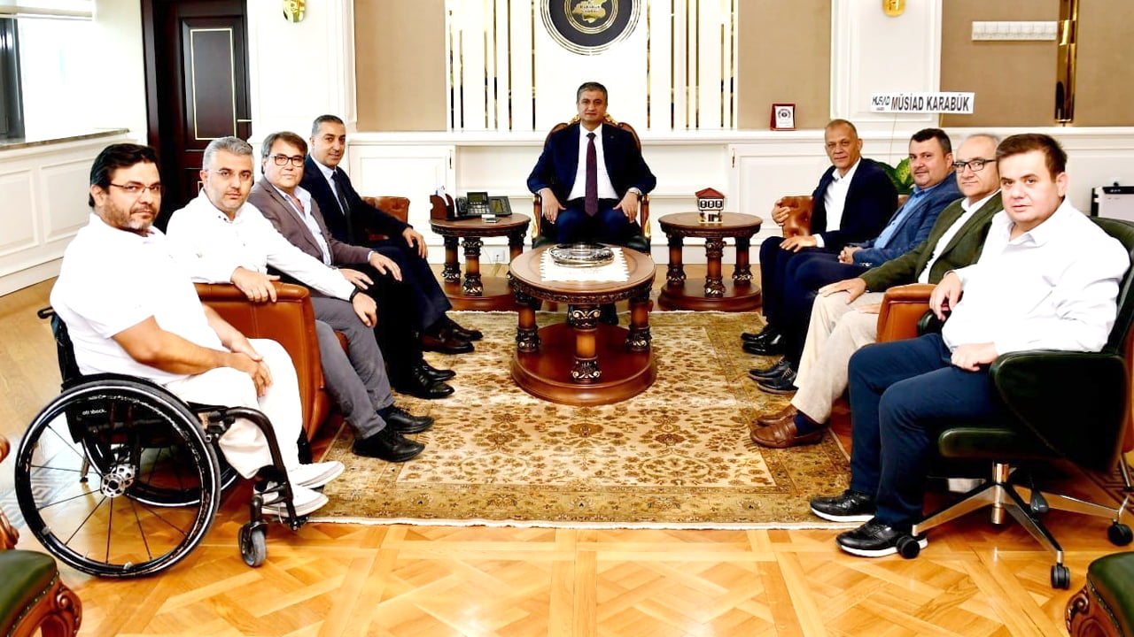 MÜSİAD KARABÜK ŞUBESİNDEN, VALİ YAVUZ’A ZİYARET