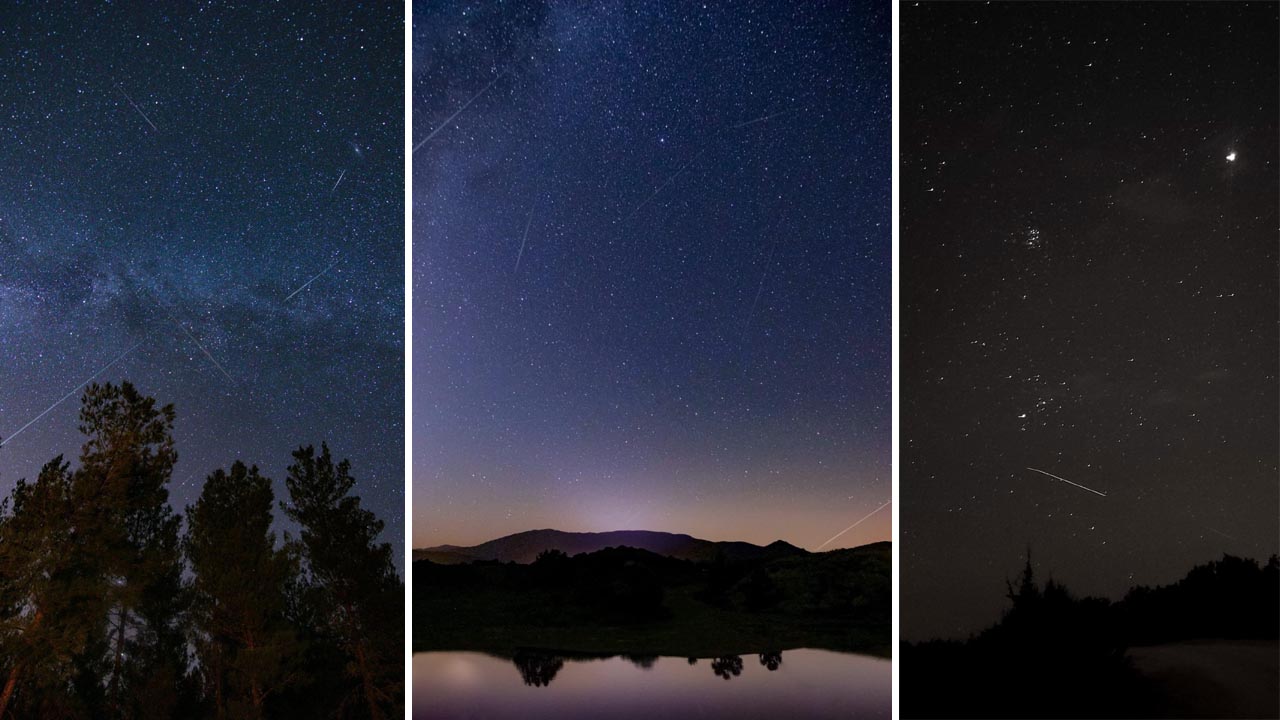 Karabük’te hobi amaçlı fotoğraf sanatçılığı yapan Yusuf Halıcıol, arkadaşı ile birlikte yılın en etkileyici gökyüzü olaylarından Perseid meteor yağmurunu görüntüledi.