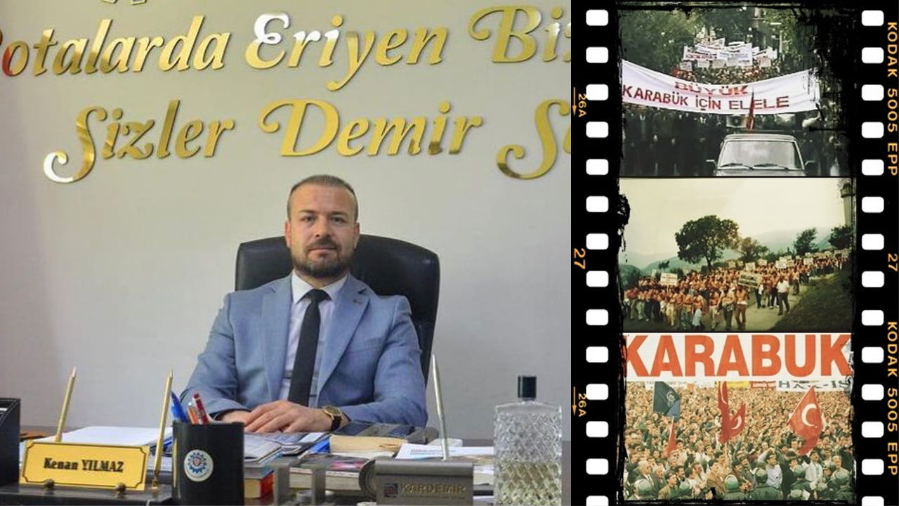 8 Kasım eylemlerinin 29. Yıldönümü dolayısı ile, Hak İş Konfederasyonu Karabük İl Başkanı ve Özçelik-İş Sendikası Karabük Şube Başkanı Kenan Yılmaz bir mesaj yayınladı.