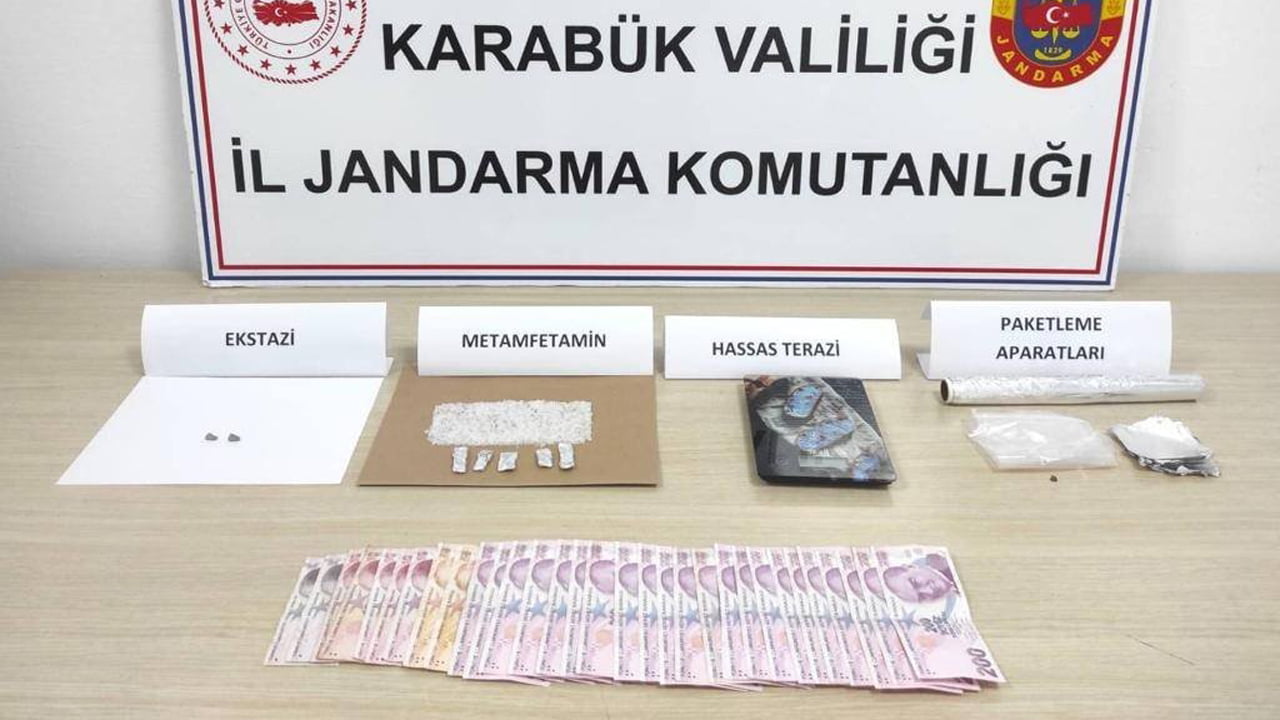 Karabük'te yapılan uyuşturucu operasyonunda bir kişi tutuklandı.