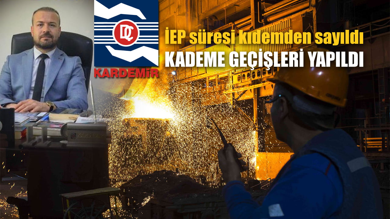 Özçelik-İş Sendikası Karabük Şube Başkanı Kenan Yılmaz, 1 Ekim 2018 tarihinde İşe Yerleştirme Programı (İEP) kapsamında KARDEMİR’de işbaşı yapan üyelerinin merakla beklediği müjdeyi açıkladı.