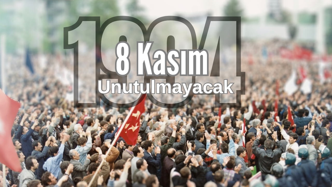 AK Parti Karabük Milletvekili Cem Şahin, 1994 yılının 8 Kasımında KARDEMİR'in kapatılmaması için gösterilen mücadele dolayısıyla bir mesaj yayınladı.