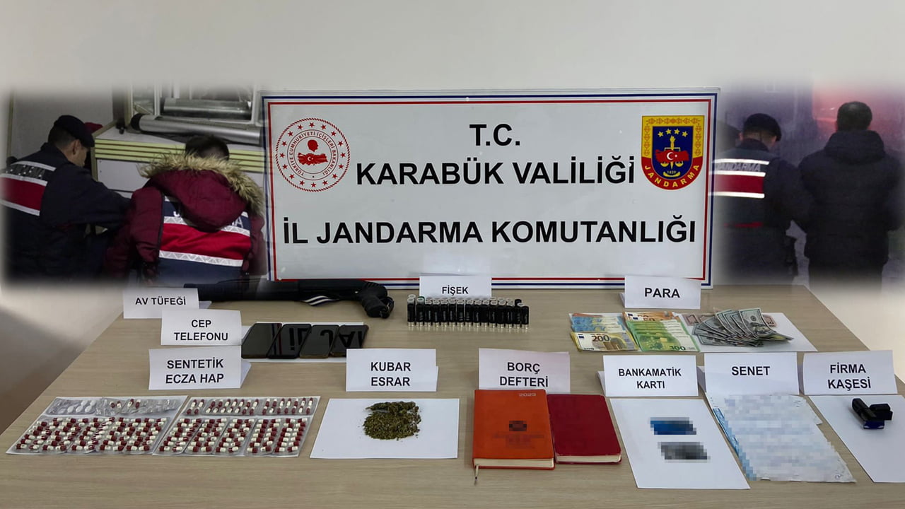 Karabük'te düzenlenen tefecilik ve yağma suçundan 10 şüpheli gözaltına alındı.