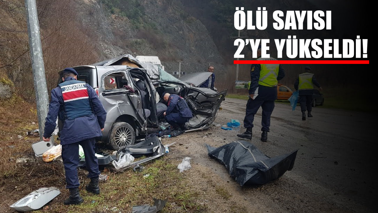 Karabük’te sürücüsünün kontrolünden çıkan hafif ticari aracın aydınlatma direğine çarpması sonucu hayatını kaybedenlerin sayısı 2’ye yükseldi.