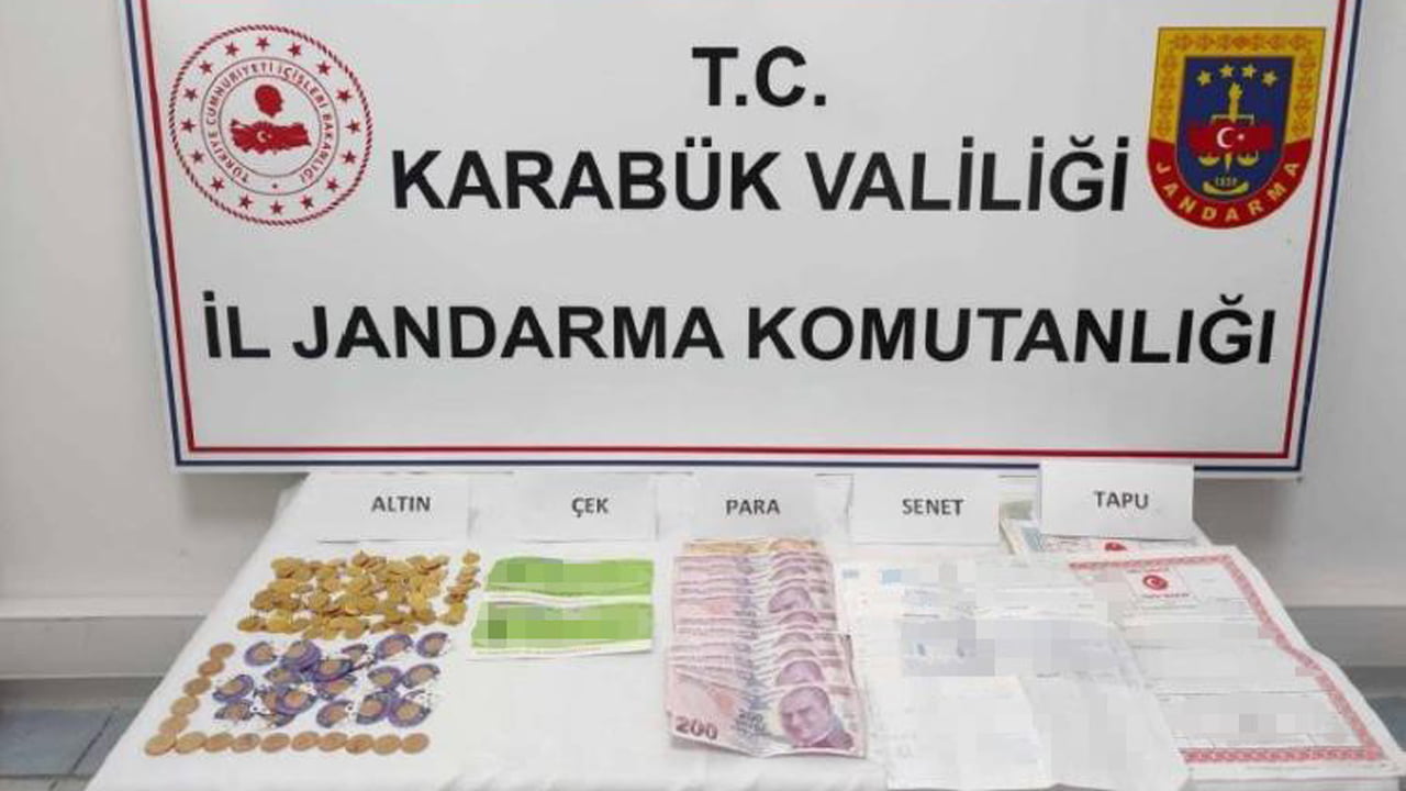 Karabük'te yapılan tefecilik operasyonunda bir kişi gözaltına alındı.