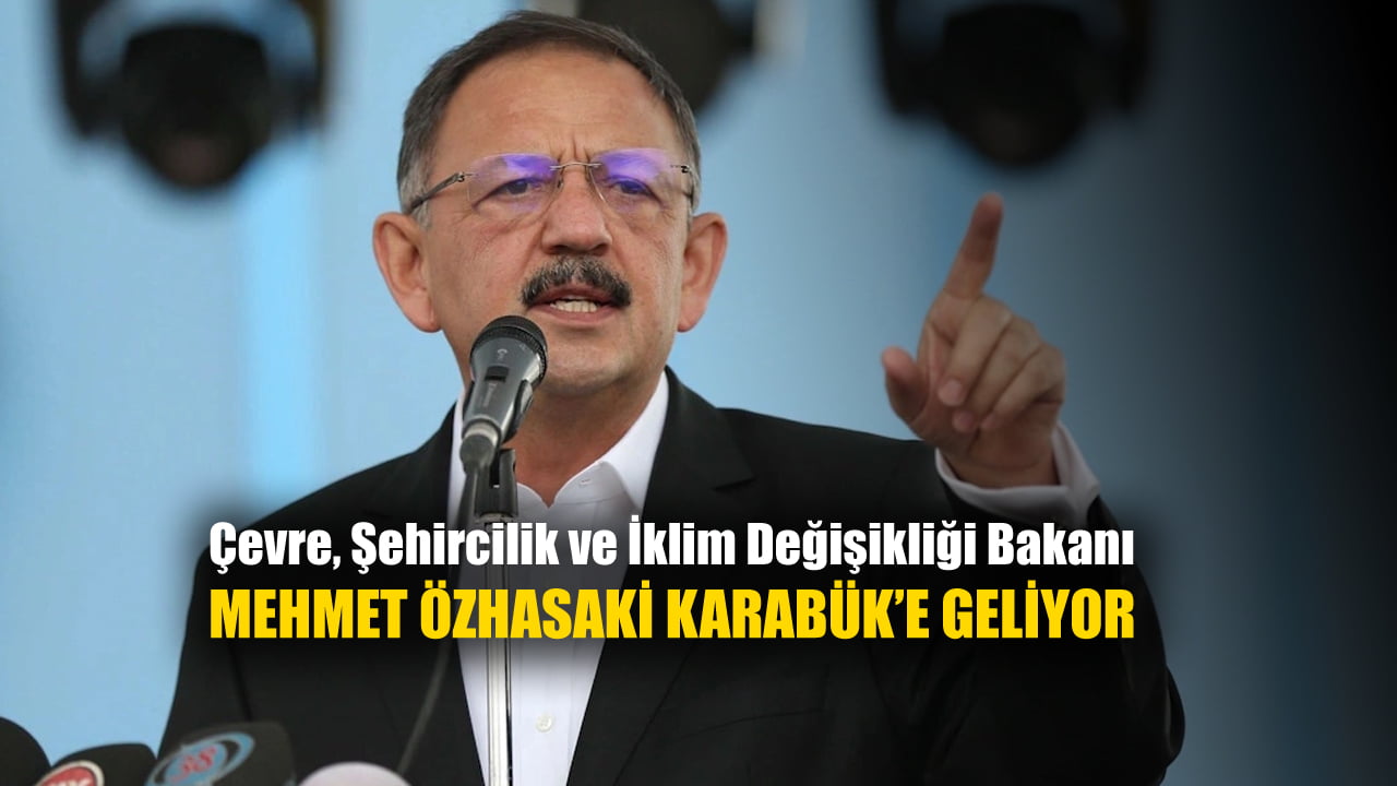 Çevre, Şehircilik ve İklim Değişikliği Bakanı Mehmet Özhasaki, bir dizi inceleme ve ziyaretlerde bulunmak üzere Karabük’e geliyor.