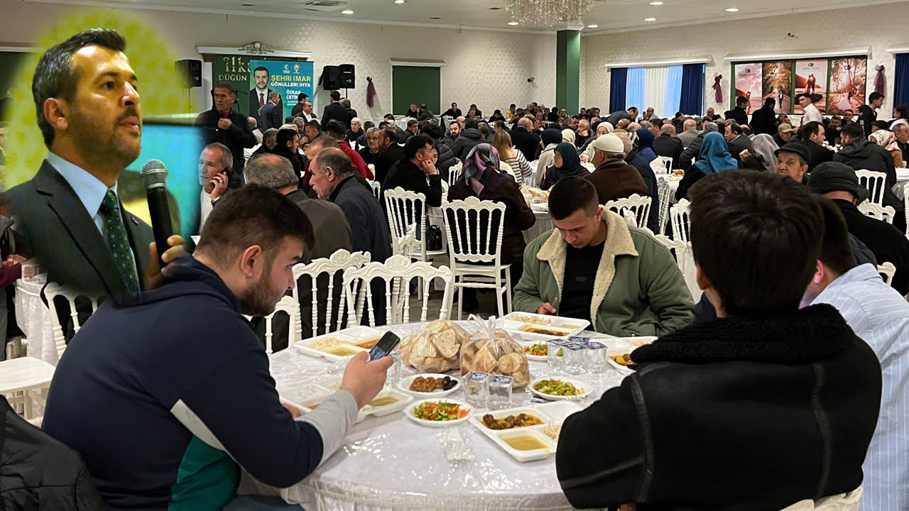 AK Parti Karabük Belediye Başkan Adayı Özkan Çetinkaya şoför esnafı ile birlikte iftarda buluştu.