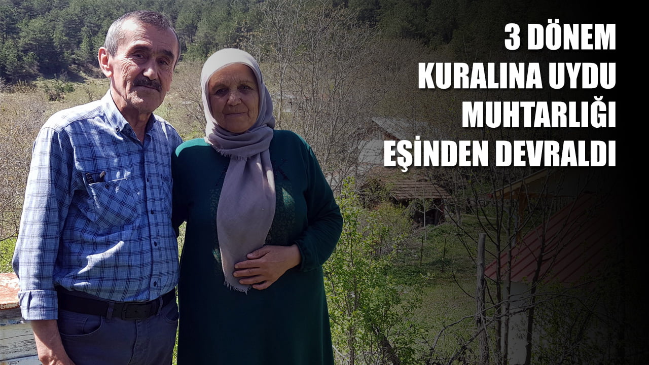 Karabük’ün Ovacık ilçesinde yaşayan Kezban Şahin(64) tek aday olarak katıldığı seçimde 3 dönemdir muhtarlık yapan eşinden görevi devraldı.