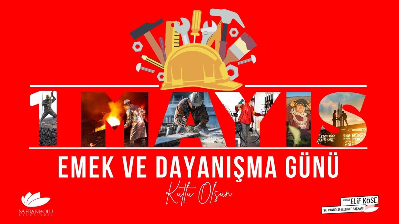 Safranbolu Belediye Başkanı Mimar Elif Köse, 1 Mayıs Emek ve Dayanışma Günü dolayısıyla bir mesaj yayımladı. Başkan Köse mesajında, emeğin ve çalışmanın değerine vurgu yaparak, çalışanların haklarının korunması ve daha iyi çalışma koşullarının sağlanması gerektiğini belirtti.