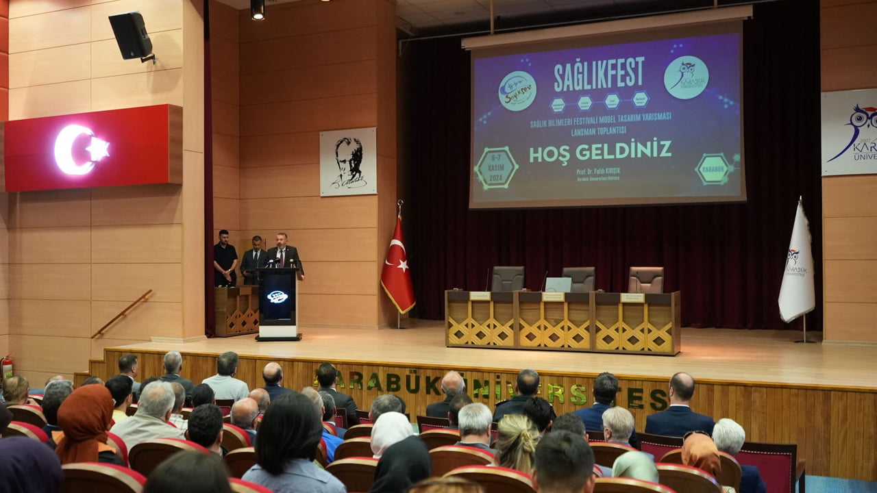 Karabük Üniversitesi tarafından sağlık alanında yenilikçi yaklaşımlar geliştirmek amacıyla 6-7 Kasım’da Karabük’te düzenlenecek Sağlık Bilimleri Festivali “Sağlıkfest”in Lansman Toplantısı yapıldı.