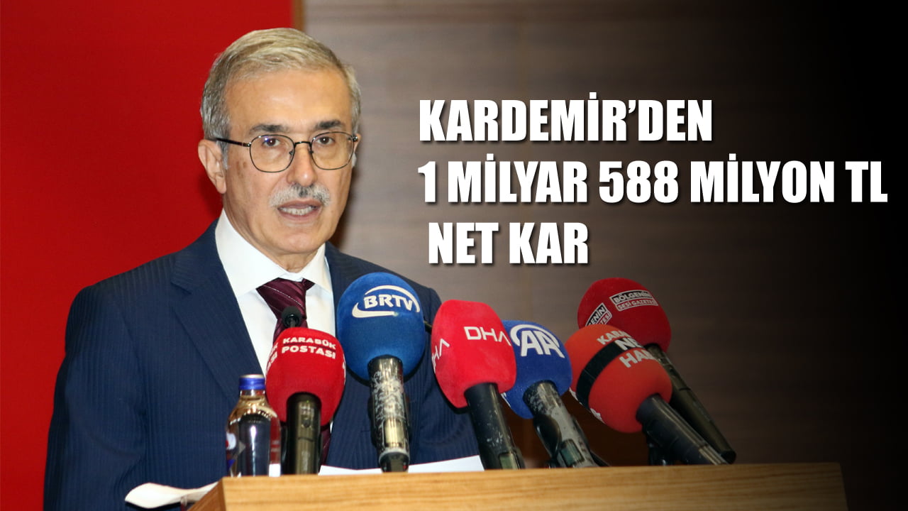 Karabük Demir ve Çelik Fabrikaları (KARDEMİR) Yönetim Kurulu Başkanı Prof. Dr. İsmail Demir, 2023 yılında 51 milyar 621 milyon TL satış geliri, 3 milyar 296 milyon TL FAVÖK ve 1 milyar 588 milyon TL net kar elde edildiğini açıkladı.