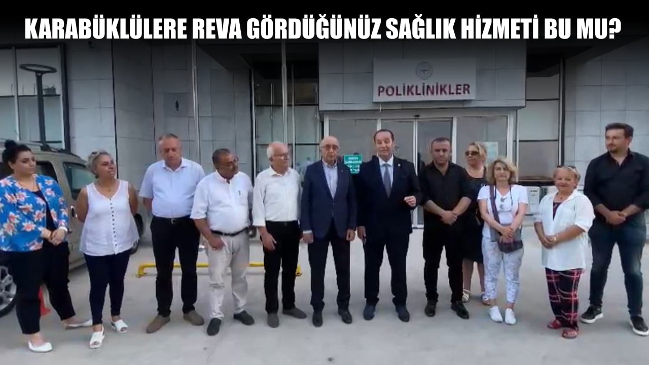 Cumhuriyet Halk Partisi (CHP) Karabük Milletvekili ve TBMM Plan Bütçe Komisyonu Üyesi Cevdet Akay, Karabük Eğitim ve Araştırma Hastanesi 5000 Evler Ek Hizmet Binası önünde hastanede yaşanan sorunlar hakkında açıklamalarda bulundu.