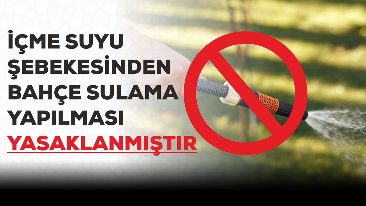 Su kaynaklarımızın verimli kullanılması ve içme suyu arzında yaşanan sıkıntıların önüne geçilmesi amacıyla, Karabük Belediye Meclisi'nin aldığı karar doğrultusunda içme suyu şebekesinden bahçe sulaması yapılması yasaklandı. Yasağa uymayanlar hakkında, 5326 Sayılı Kabahatler Kanunu'nun ilgili maddeleri uyarınca idari para cezası uygulanacak.