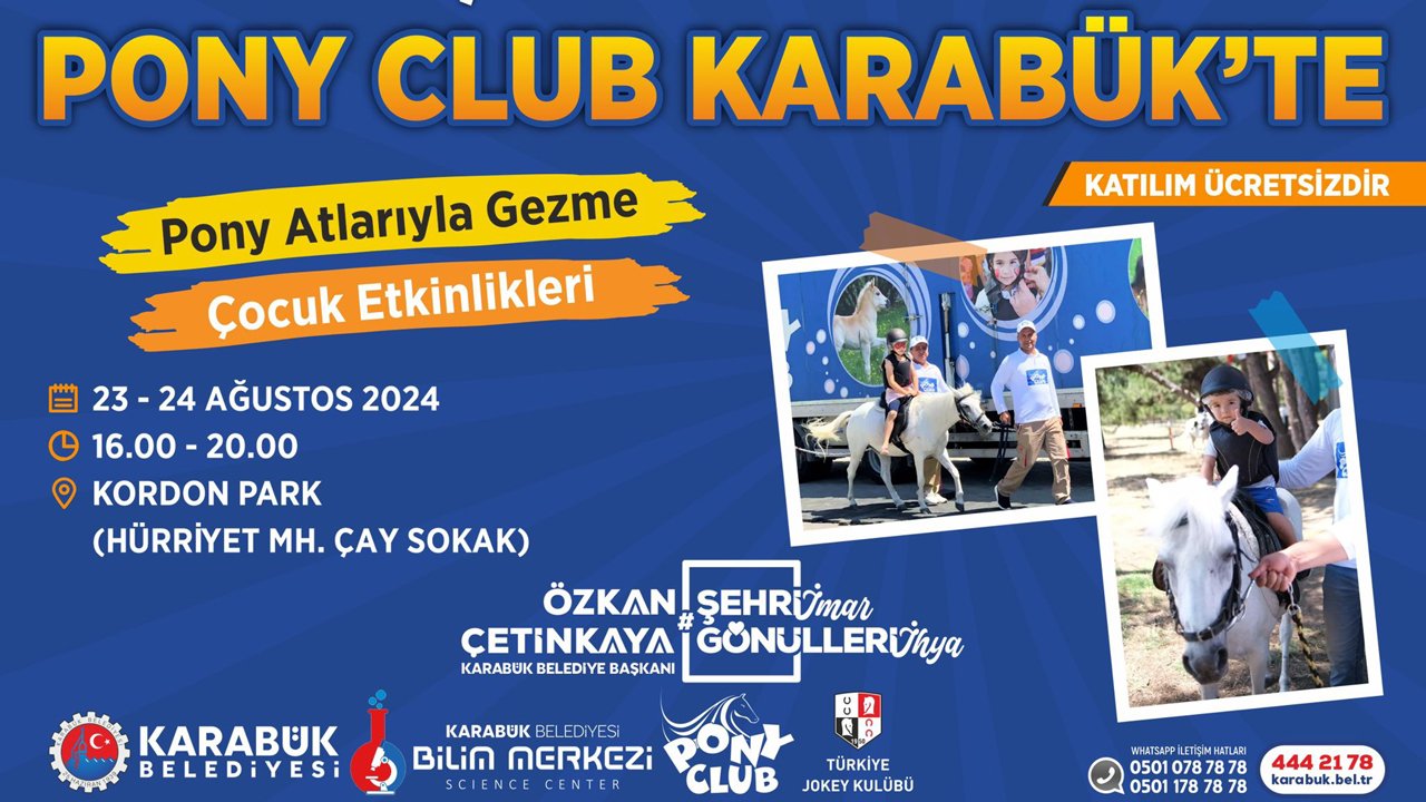 PONY CLUB KARABÜK’E GELİYOR!