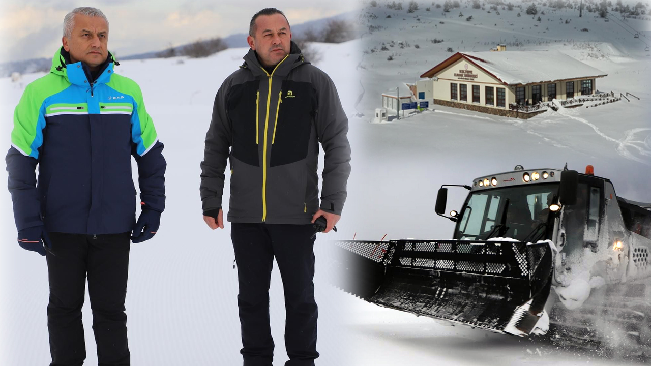 KELTEPE KAYAK MERKEZİNDE HAZIRLIKLAR DEVAM EDİYOR