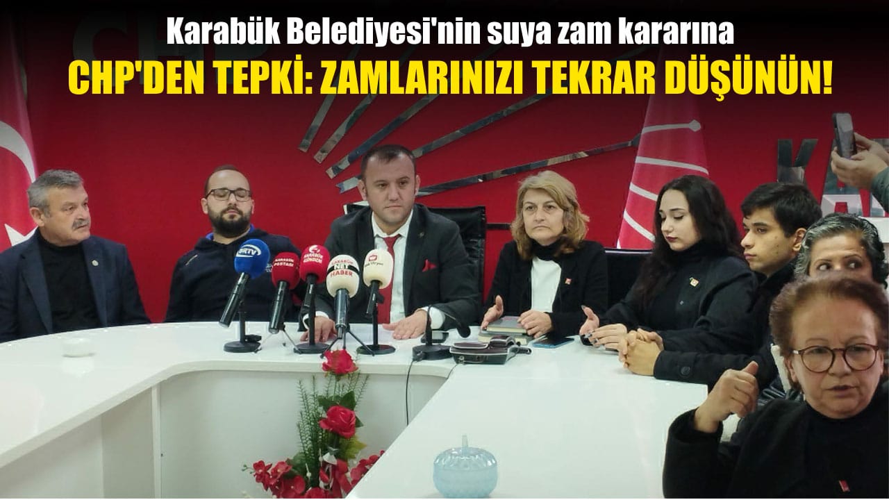 YAVUZ: HALKIMIZ ADINA SESLENİYORUZ, ZAMLARINIZI TEKRAR DÜŞÜNÜN