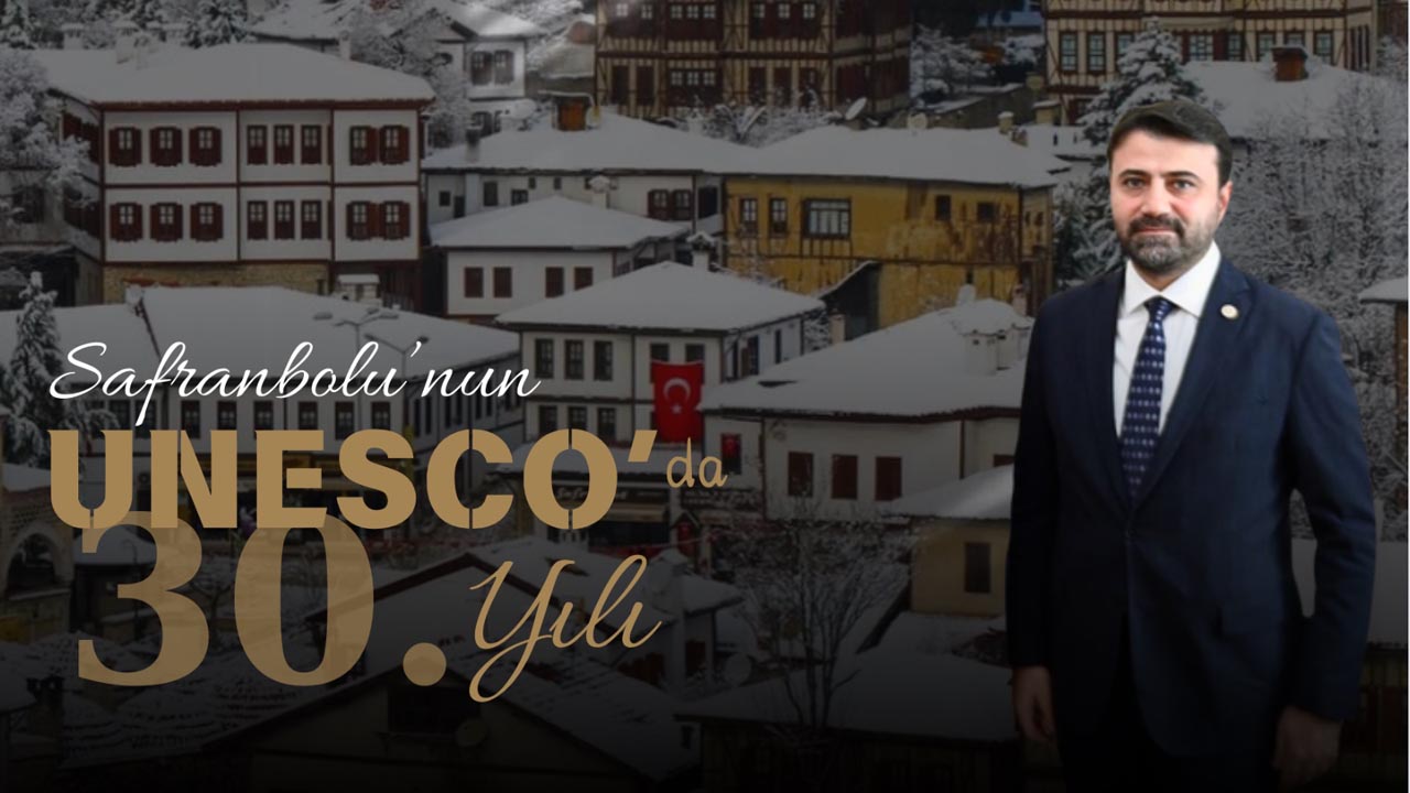 AK Parti Genel Sekreter Yardımcısı ve Karabük Milletvekili Cem Şahin, Safranbolu'nun UNESCO Dünya Mirası Listesi'ne dahil oluşunun 30. yıl dönümü nedeniyle bir mesaj yayımladı.