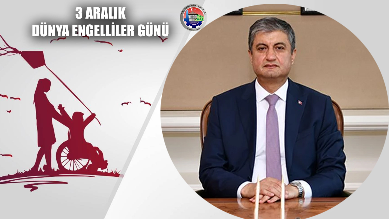 Karabük Valisi Mustafa Yavuz, 3 Aralık Dünya Engelliler Günü dolayısıyla bir mesaj yayımladı.