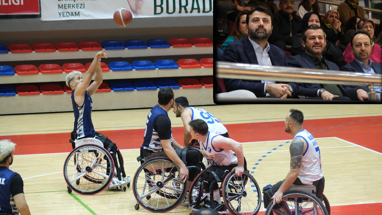 Tekerlekli Sandalye Basketbol Süper Ligi’nde mücadele eden Karabük Demir Kartal Spor, kendi sahasında İzmir Büyükşehir Belediyespor ‘u konuk etti. Kritik karşılaşmayı kazanan Karabük Demir Kartalspor, play-off’a yükselmeyi başardı.