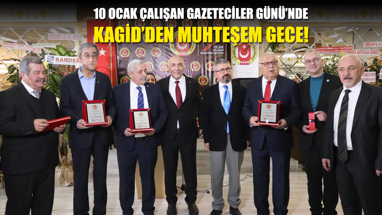 Karabük Gazeteciler ve İletişim Derneği (KAGİD Cemiyeti) 10 Ocak Çalışan Gazeteciler günü nedeni ile Karabük protokolünü Büyük Kulüpte verdiği kokteyle bir araya getirdi.