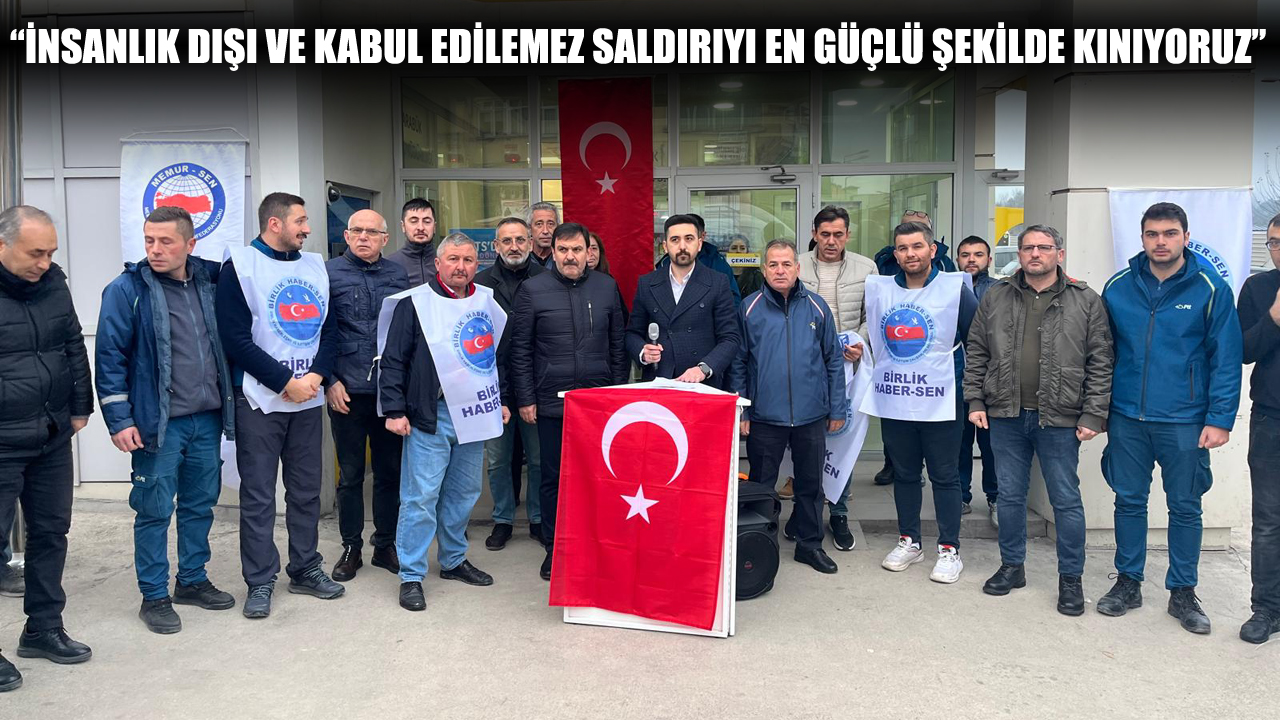 Memur-Sen’e bağlı Birlik Haber-Sen Karabük İl Temsilcisi Hüseyin Taşbaş, geçtiğimiz günlerde 2 personelin hayatını kaybettiği Rize PTT’deki saldırı hakkında açıklama yaptı.