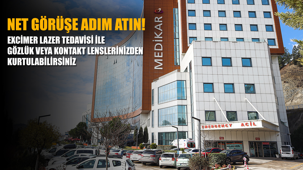 Medikar Hastanesi; ileri teknolojiye sahip altyapısı ve uzman göz doktorları ile hastalarına konforlu, güvenli ve etkili bir tedavi süreci sunmak için Excimer Lazer Teknolojisini uyguluyor.