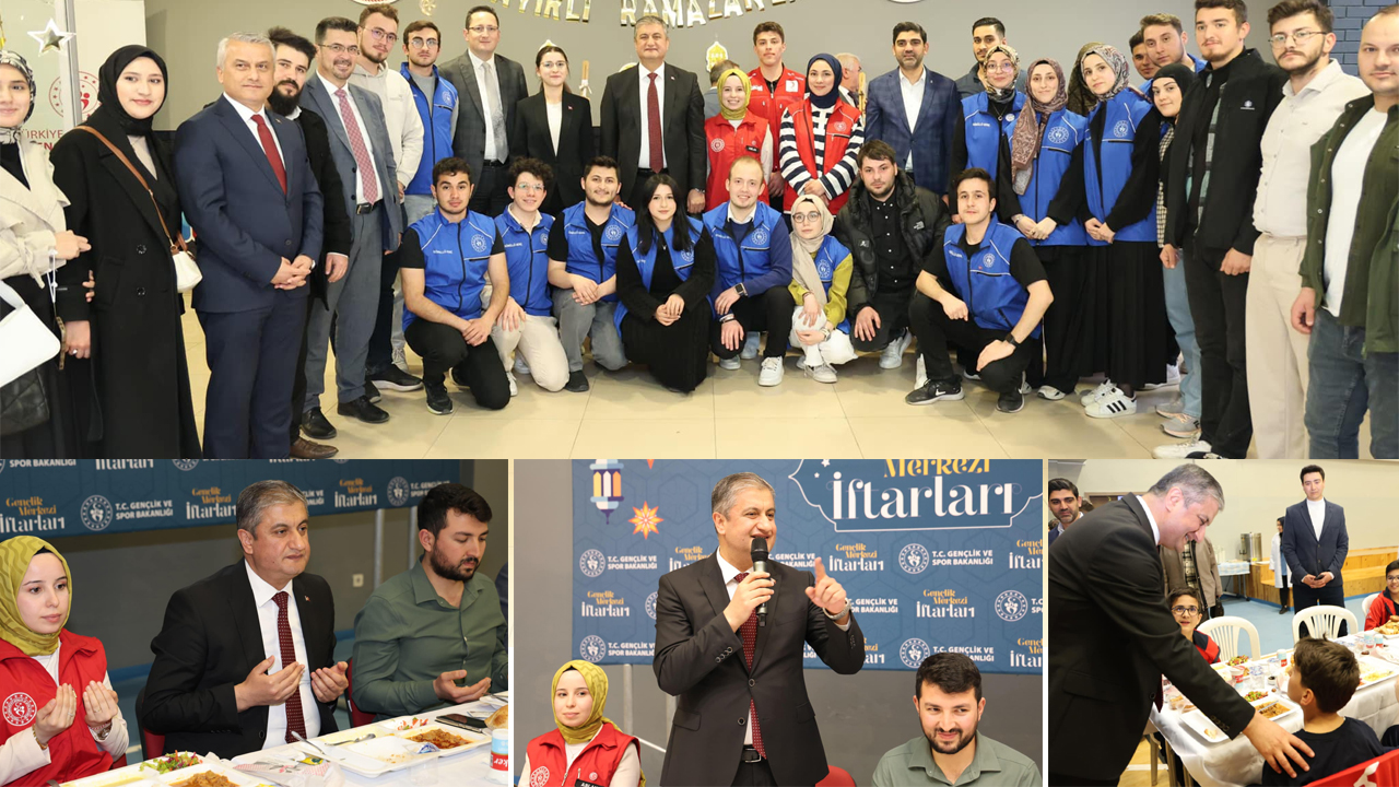 Karabük Valisi Mustafa Yavuz, Gençlik Merkezi'nde düzenlenen geleneksel iftar programına katıldı.