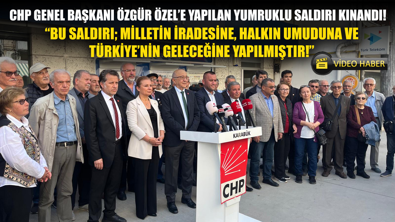 Cumhuriyet Halk Partisi (CHP) Genel Başkanı Özgür Özel’in, Türkiye Büyük Millet Meclisi Başkanvekili Sırrı Süreyya Önder’in vefatı nedeniyle düzenlenen anma töreninde bir vatandaşın yumruklu saldırısına uğraması CHP teşkilatlarında tepkiye neden oldu. CHP teşkilatları, bugün 81 İl’de eş zamanlı ortak bir basın açıklaması yayınlayarak olayı kınadı.