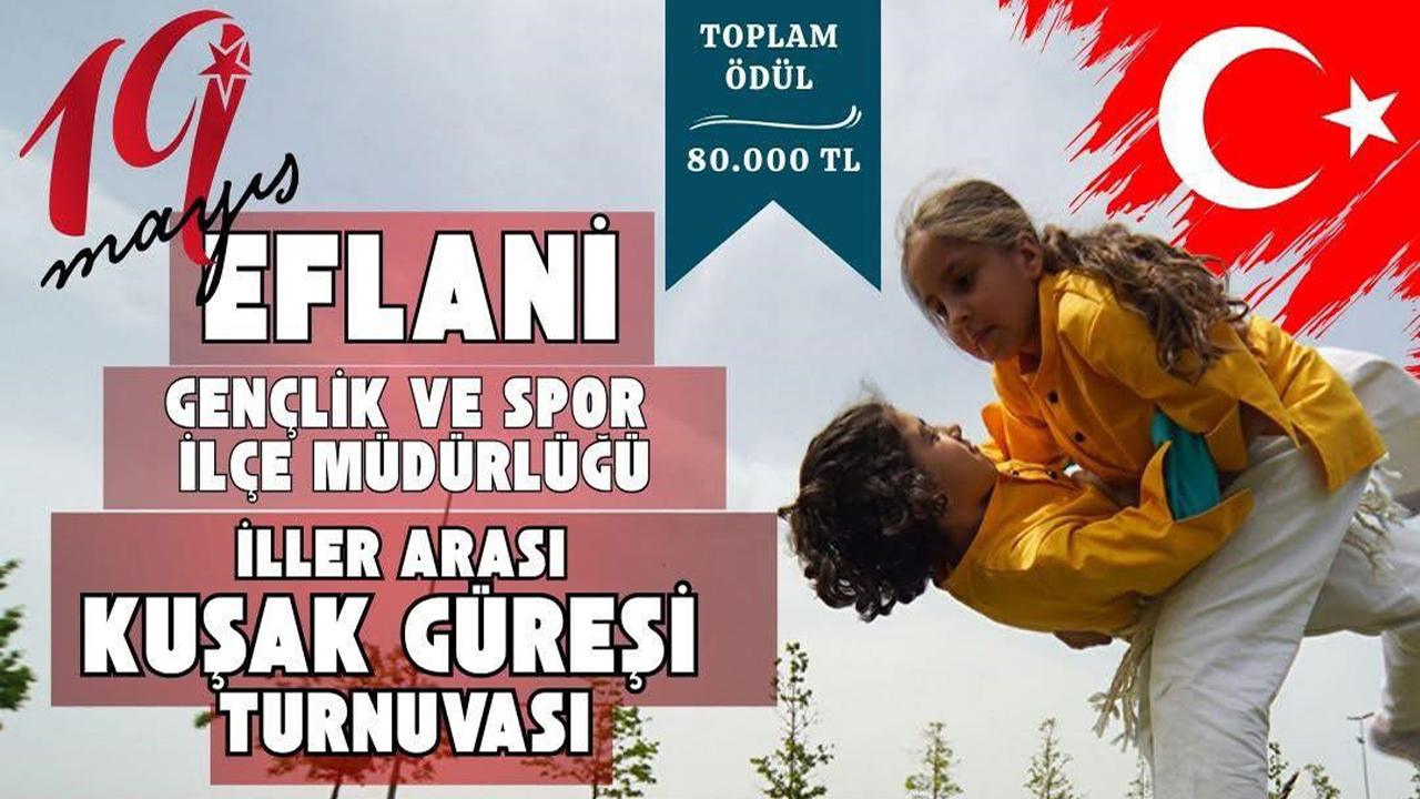 Karabük’ün Eflani ilçesi Türkiye’de ilk kez düzenlenecek olan İller Arası Kuşak Güreşi Turnuvası’na ev sahipliği yapacak.