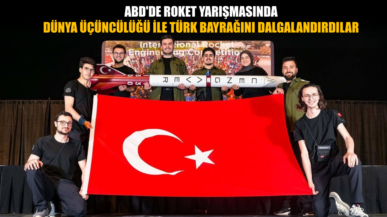 Karabük Üniversitesi öğrencisinin danışmanlığında Gök-Han Takımı Türkiye'yi uluslararası arenada temsil ederek Amerika Birleşik Devletleri'ndeki (ABD) roket yarışmasında üçüncülük kazandı.
