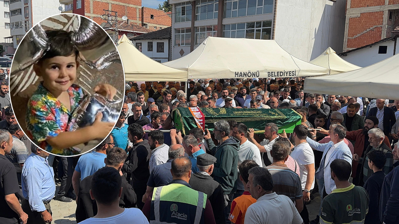 Karabük’te meydana gelen trafik kazasında hayatını kaybeden 4 yaşındaki Yağız Aslan, Kastamonu'nun Hanönü ilçesinde toprağa verildi.