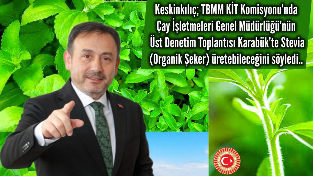 Karabük Milletvekili Durmuş Ali Keskinkılıç, çay üretiminin Türkiye tarımı için önemine dikkat çekerek, “Türkiye’nin coğrafyasına ait olmayan bir bitkiyi yetiştirip ‘Türk çayı’ markasıyla dünya çapında bir değer haline getirmek büyük bir başarı” dedi.