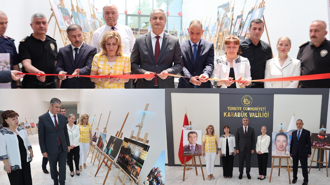 15 TEMMUZ KONULU FOTOĞRAF SERGİSİ AÇILDI