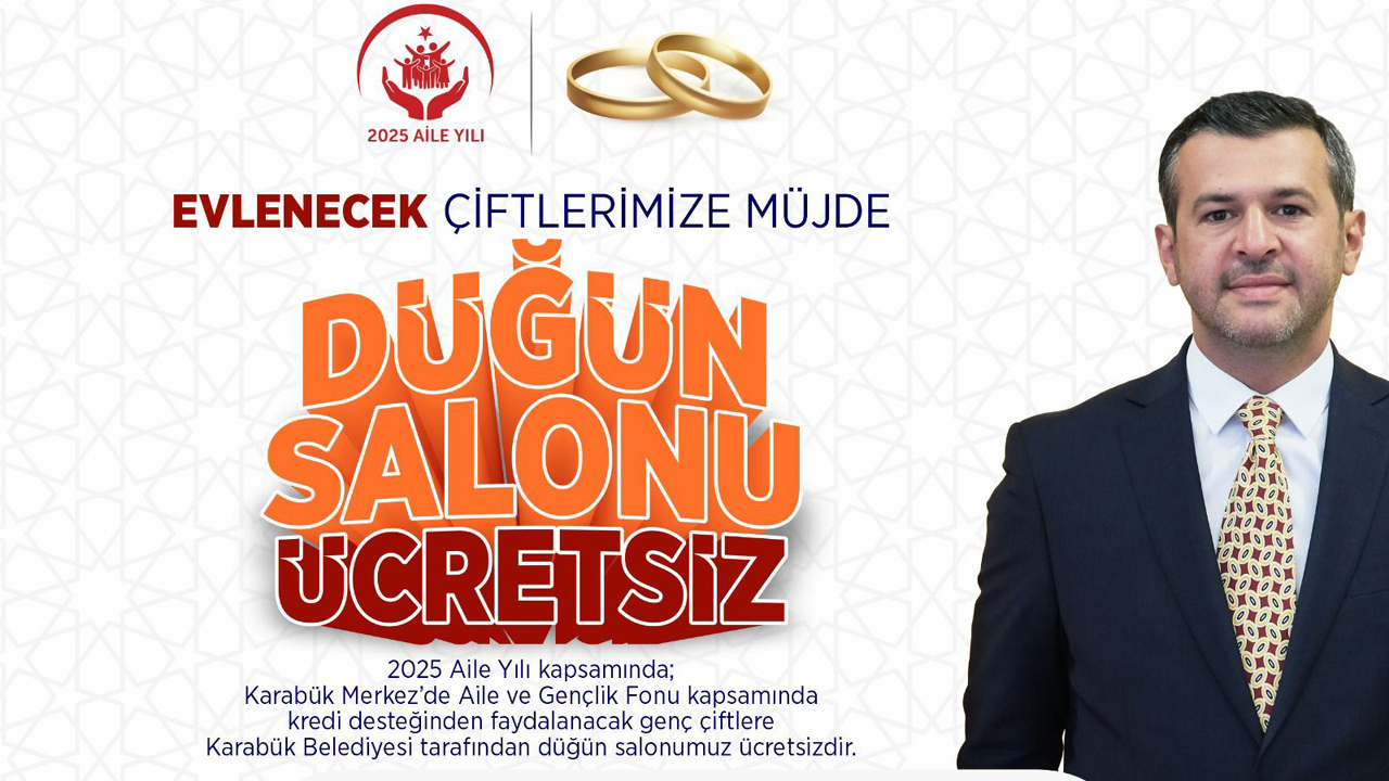 Karabük Belediyesi, evlilik hazırlığı yapan çiftlere ve dar gelirli ailelere yönelik sosyal destek uygulamalarıyla toplumda karşılık bulan kalıcı adımlar atmaya devam ediyor. Daha önce kamuoyuna duyurulan destek paketi kapsamında; düğün salonu tahsisi ve gelinlik-damatlık yardımları aralıksız şekilde sürdürülüyor.