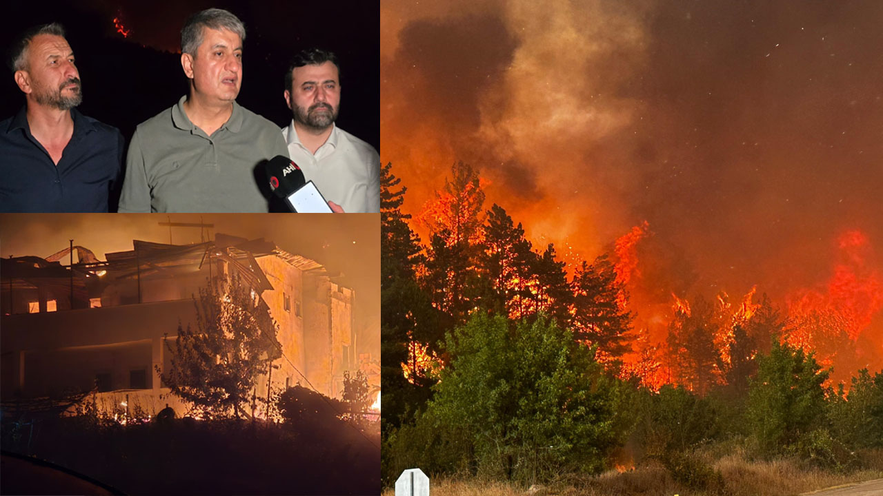 Karabük Valisi Mustafa Yavuz, Safranbolu ve Ovacık'taki orman yangınları nedeniyle 10 köyün boşaltıldığını belirtti.