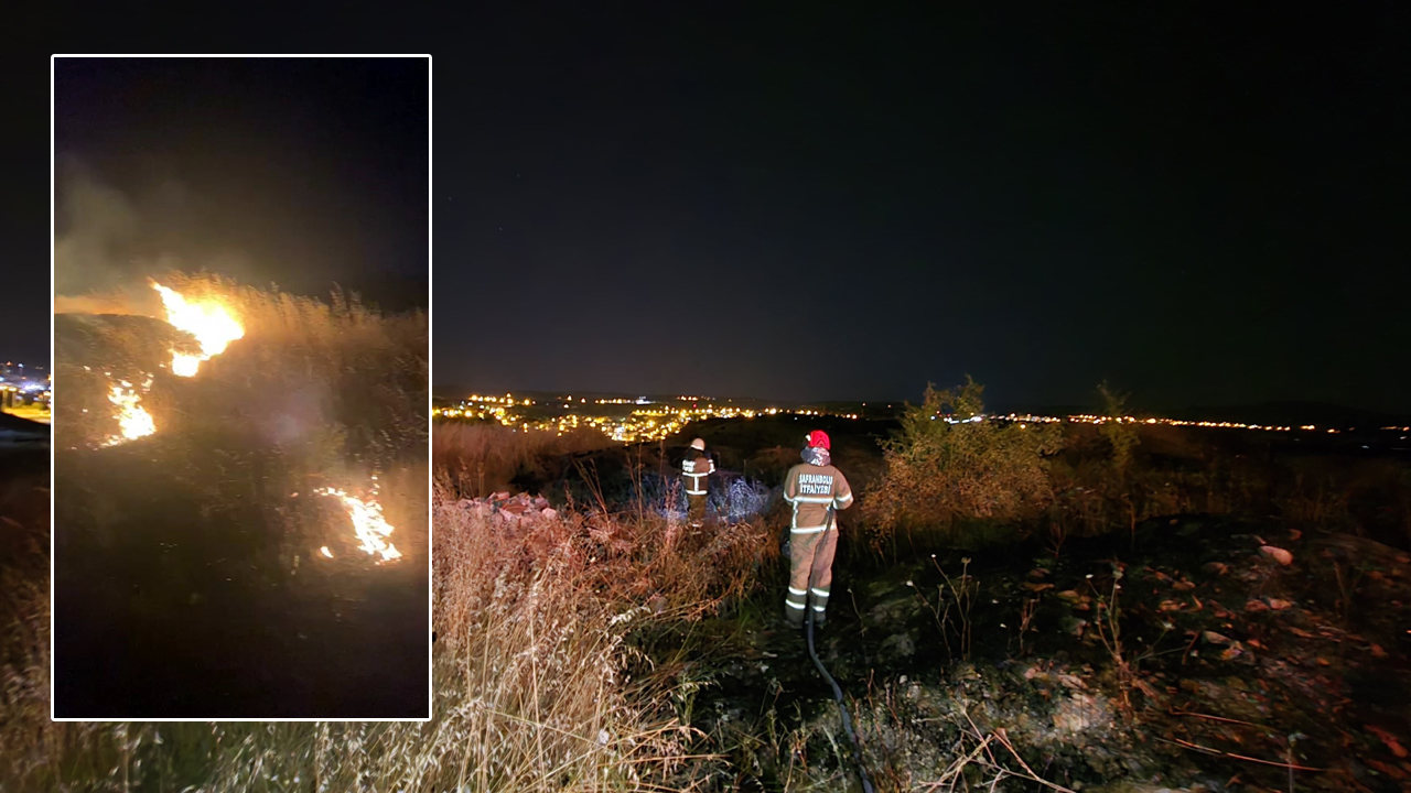 Karabük'ün Safranbolu ilçesinde otluk alanda çıkan yangın, itfaiye ekiplerinin hızlı müdahalesiyle söndürüldü.